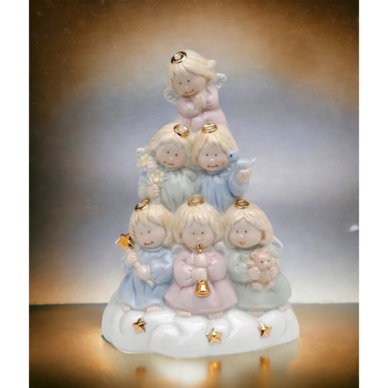 Angel Tree Music Box Gift Idea or Home Interior Decoration Ornament Music Box